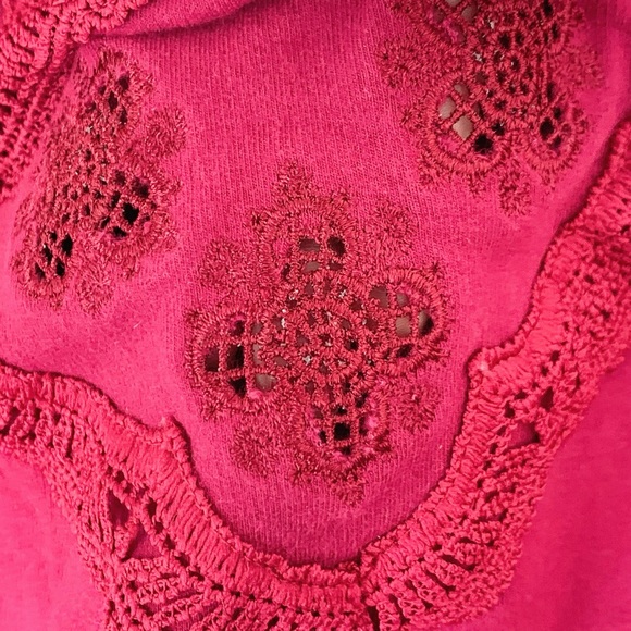 7 for All Mankind Size 10-12 Burgundy Sweatshirt - Picture 2 of 3